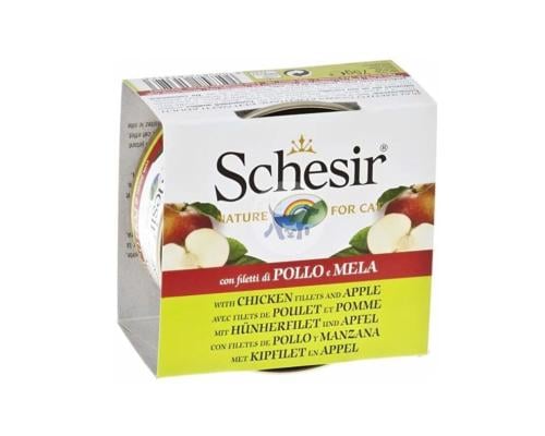 شيزر طعام رطب للقطط بالدجاج والتفاح 75g