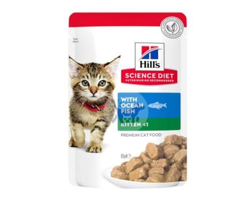 هيلز طعام رطب للكتن بسمك المحيط 85g