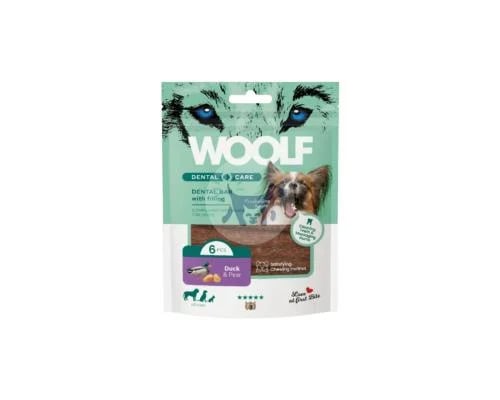 Woolf Duck & Pear Dental Care Treats for Dogs (108...