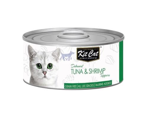 كت كات طعام رطب للقطط بالتونا والجمبري 80g