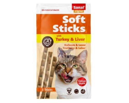 سنال سوفت ستيكس مكافات للقطط بالديك الرومي والكبد...