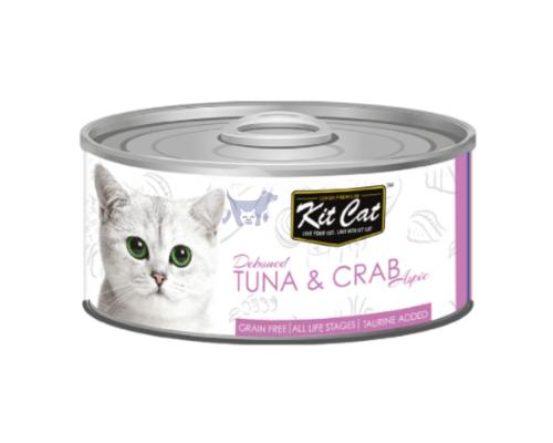 كت كات طعام رطب للقطط بالتونا والسلطعون 80g