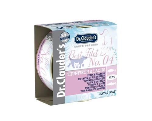 دكتور كلاودرز طعام رطب للقطط بالتونة والسلمون 70g