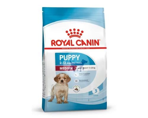 رويال كانين ميديوم بوبي طعام جاف للجراء متوسطة الح...