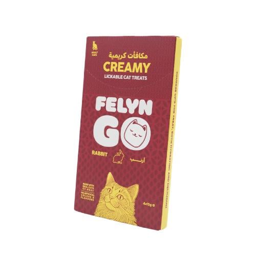 فلاين جو مكافات كريمية للقطط بالأرانب 4×15g