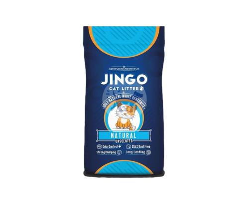 جينغو رمل بينتونيت طبيعي للقطط بروائح متعددة