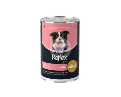 Reflex Wet Dog Food Salmon Chunks in Gravy 400g