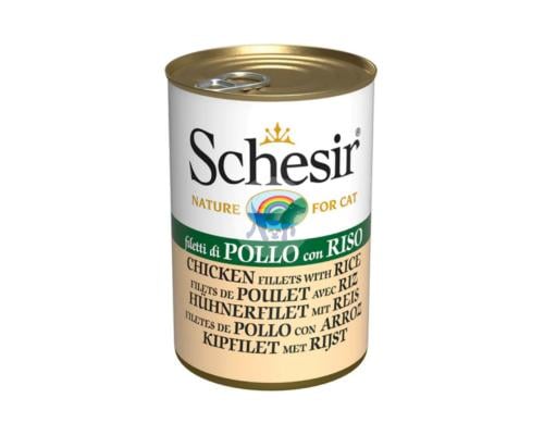 شيزر طعام رطب للقطط بالدجاج والارز في الجيلي 140g