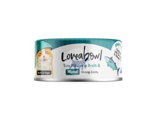 لاف اباول طعام رطب للقطط شرائح التونة مع المحار في...