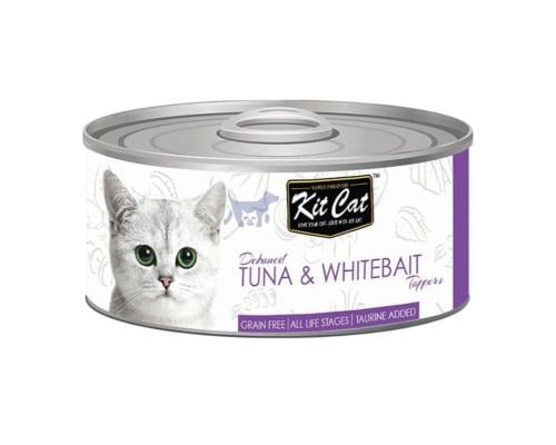 كت كات طعام رطب للقطط بالتونا والوايت بيت 80g