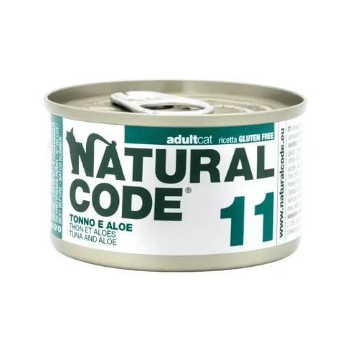 ناتشورال كود طعام رطب للقطط بالتونة والصبار 85g