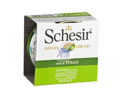 شيزر طعام رطب للقطط مع فيليه الدجاج في الصلصة 85g