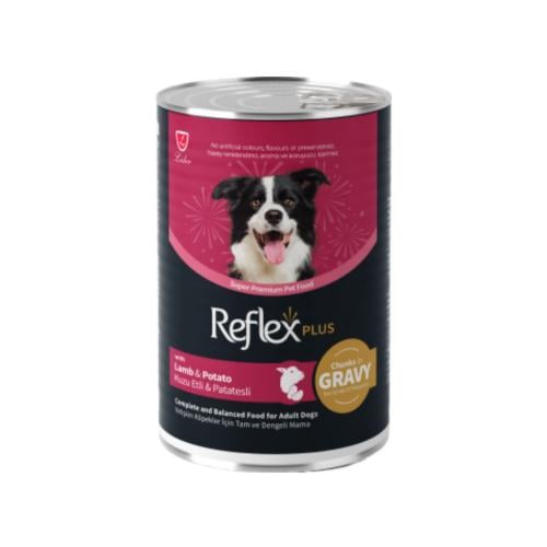 Reflex Wet Dog Food Lamb and potato Chunks in Grav...