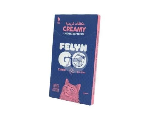 فلاين جو مكافات كريمية للقطط بالنعناع البري 4×15g