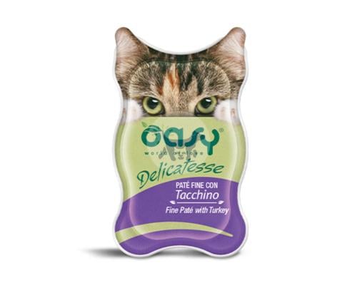 أوسي طعام رطب للقطط باتيه الديك الرومي 85g