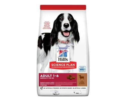 هيلز طعام جاف للكلاب البالغة بلحم الخروف والارز 14...