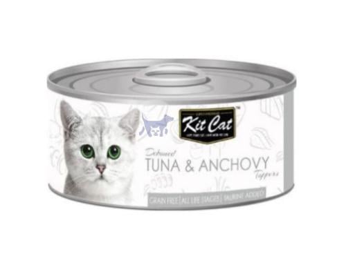 كت كات طعام رطب للقطط بالتونا وسمك الأنشوجة 80g