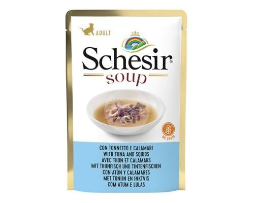 شيزر حساء التونا والحبار للقطط 85g