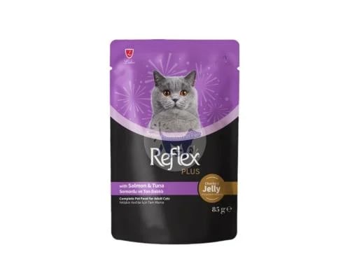Reflex Wet Cat Food Salmon & Tuna Chunks in Jelly...
