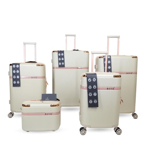 حقائب فايبر 5 قطع (خزامى )