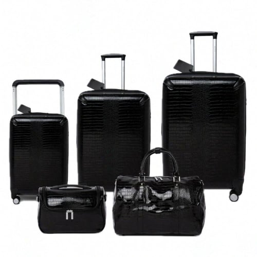 حقائب جلد 5 قطع ( Crocodile )