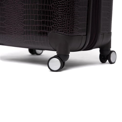 حقيبة سفر جلد (Coffee) Crocodile