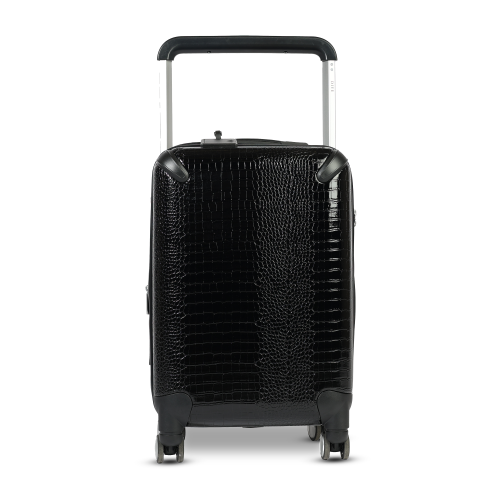 حقيبة سفر جلد (Black) Crocodile