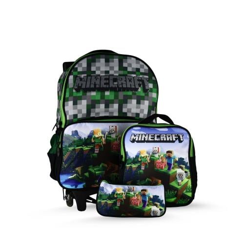 طقم ماين كرافت - 3 قطع ترولي