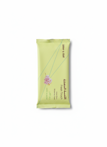 منشفة بزهرة الكرز