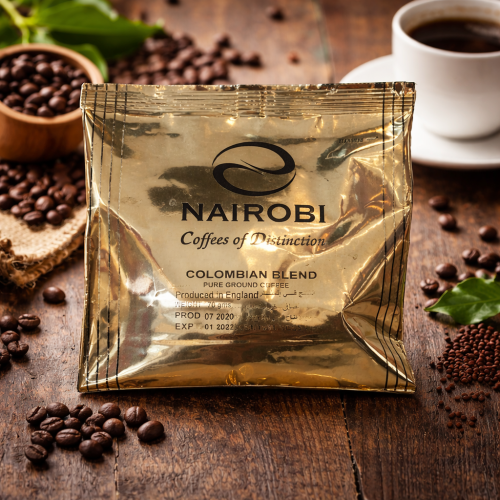 قهوة الخطوط السعودية _قهوة نيروبي الكولومبية مطحون...