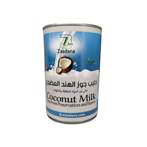 Organic coconut milk from Zadna