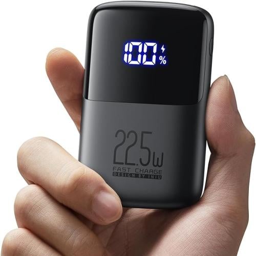 باور بانك سعة 10000mAh بشحن سريع 22.5W وUSB-C – أس...
