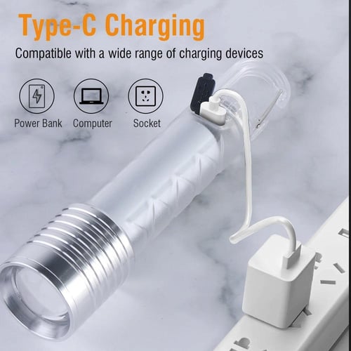 كشاف LED بحجم اليد من شركة BORUiT - ميزة الزوم