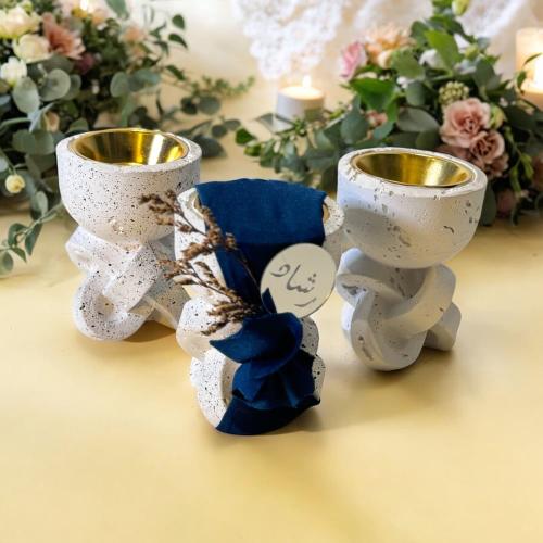 مبخرة مصنوعة بالاسمنت للتوزيعات( 12 حبات)