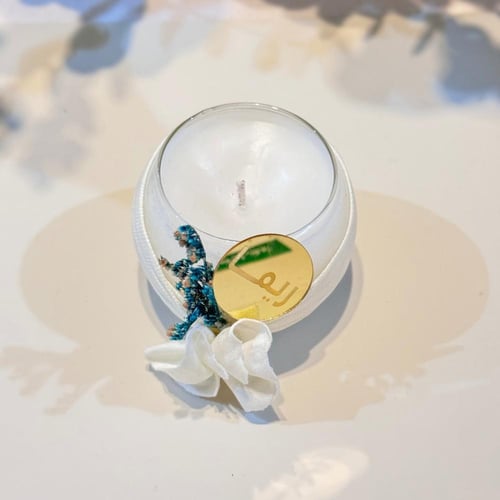 شمعة معطرة بتنسيق اللافندر(12) حبات