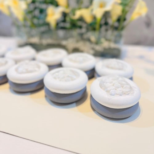 مبخرة مصنوعة بالاسمنت للتوزيعات( 12 حبات)