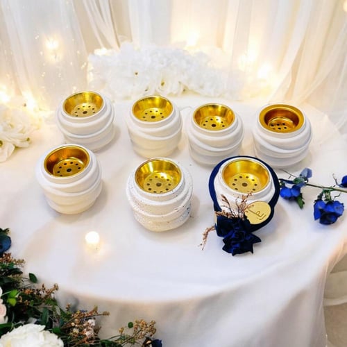 مبخرة مصنوعة بالاسمنت للتوزيعات( 12 حبات)