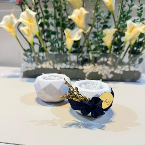 مبخرة مصنوعة بالاسمنت للتوزيعات( 12 حبات)