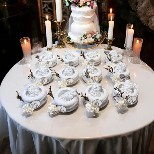 مبخرة مصنوعة بالاسمنت للتوزيعات( 12 حبات)