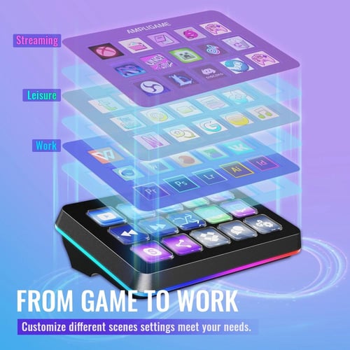 لوحة تحكم ماكرو للبث والتحكم — FIFINE D6 Mini