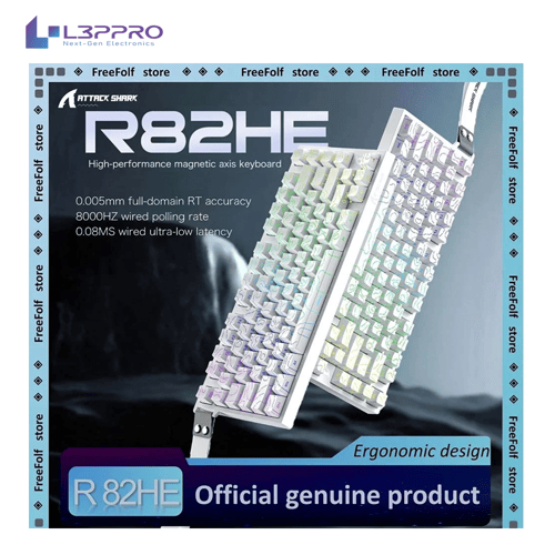 ATTACK SHARK R82 HE لوحة مفاتيح ميكانيكية