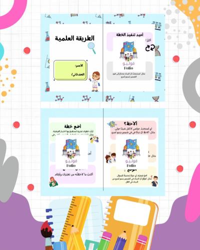 مطوية الطريقة العلمية - ثاني ابتدائي - علوم