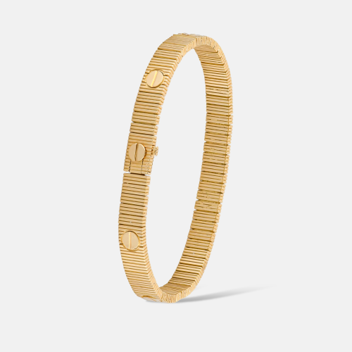 Gold bracelet with screwdriver design Cartier | Cartier 18 karat