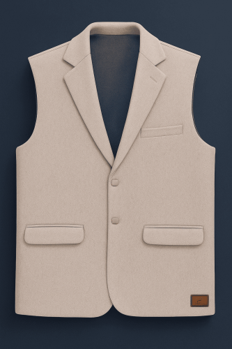 Men's winter sadria with double face buttons, Syri...