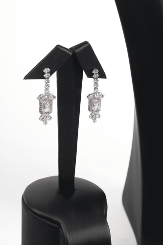 طقم اكسسوار زركون 4 قطع - (تصميم رقم 12)