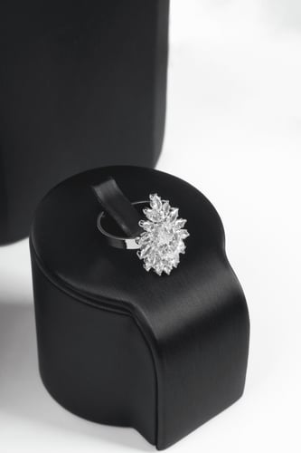 طقم اكسسوار زركون 4 قطع - (تصميم رقم 15)