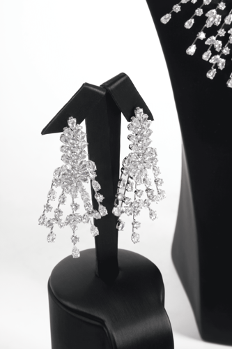 طقم اكسسوار زركون 4 قطع - (تصميم رقم 28)