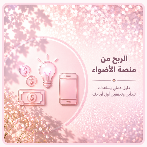 الربح من منصة الأضواء