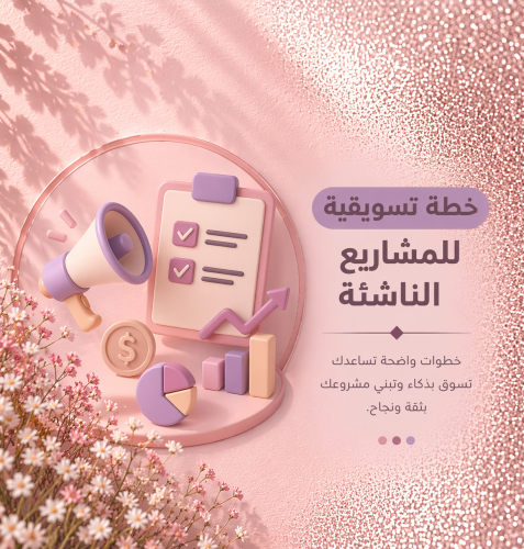 خطة تسويقية للمساريع الناسئة