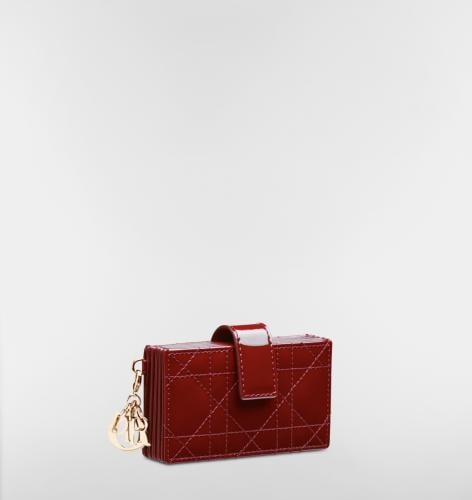 Lady Dior Jasmine card holder